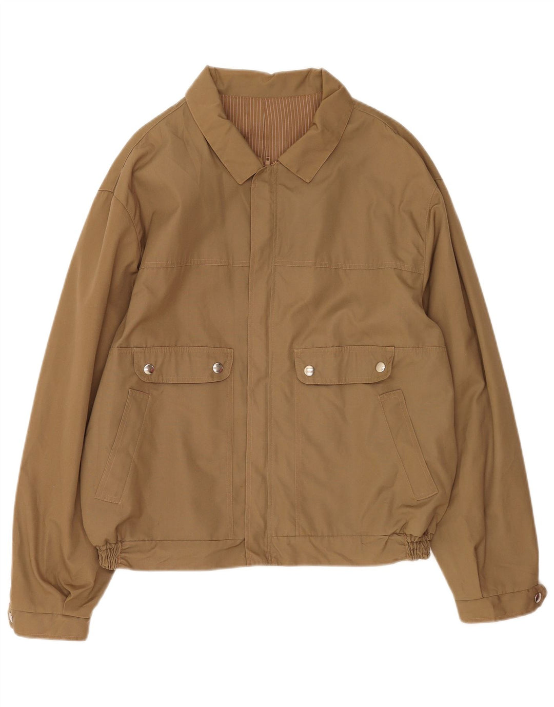 Vintage Mens Utility Jacket UK 40 Large Brown