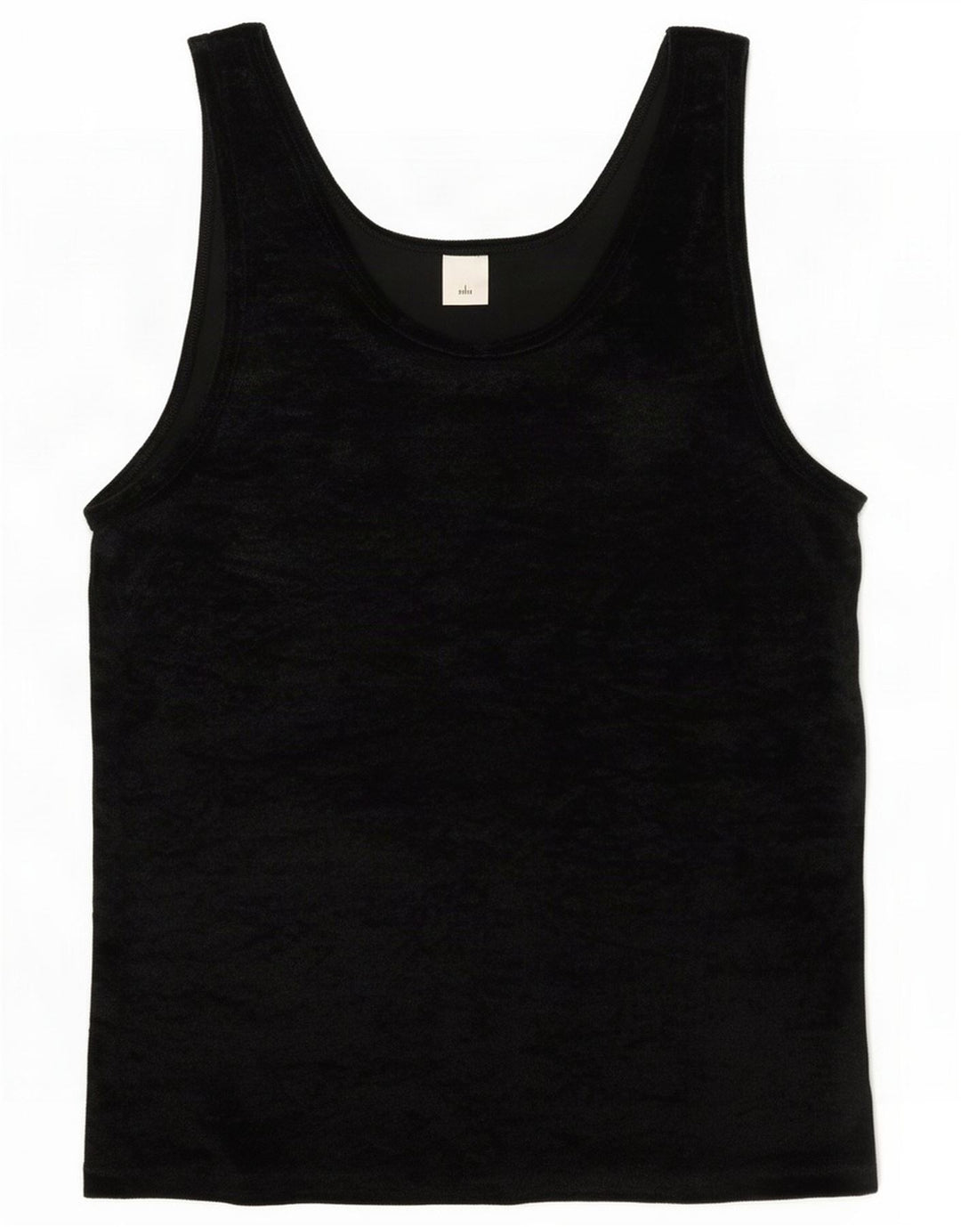 Vintage Womens Sleeveless Blouse Top IT 44/46 Large Black Polyester