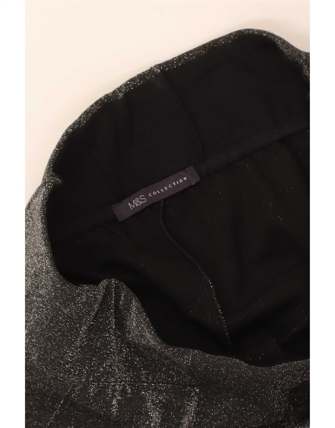 Marks & Spencer Womens Leggings UK 8 Small Black Flecked