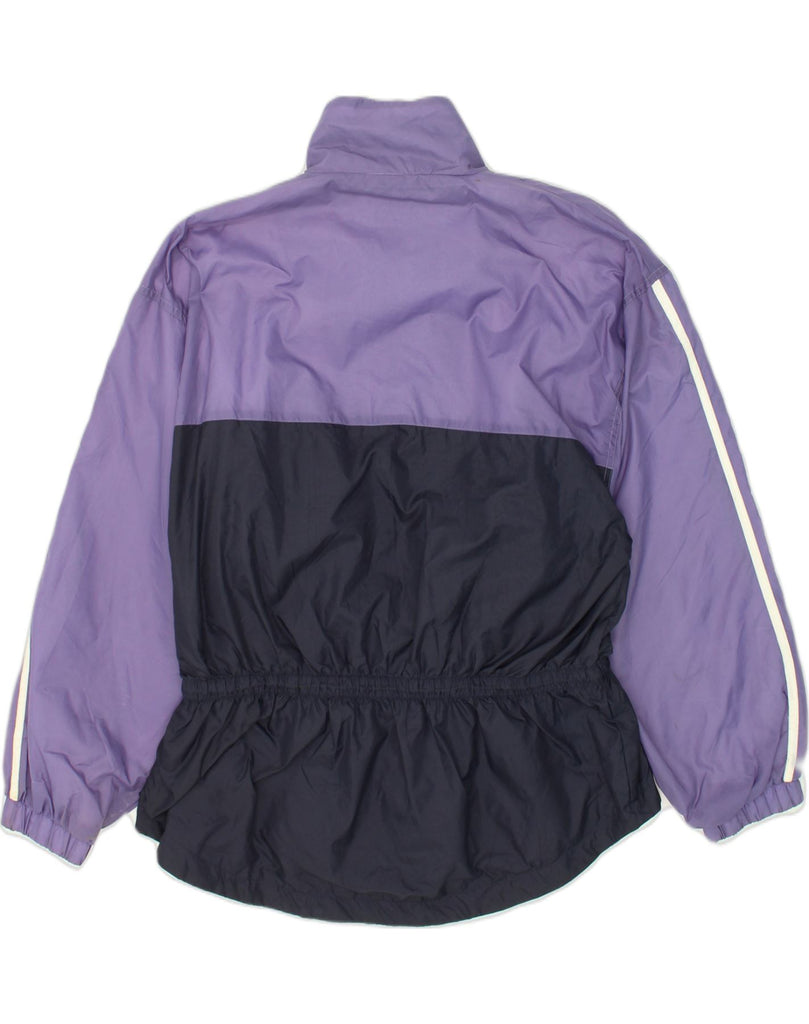 WILSON Womens Rain Jacket UK 18 XL Purple Colourblock Nylon | Vintage Wilson | Thrift | Second-Hand Wilson | Used Clothing | Messina Hembry 