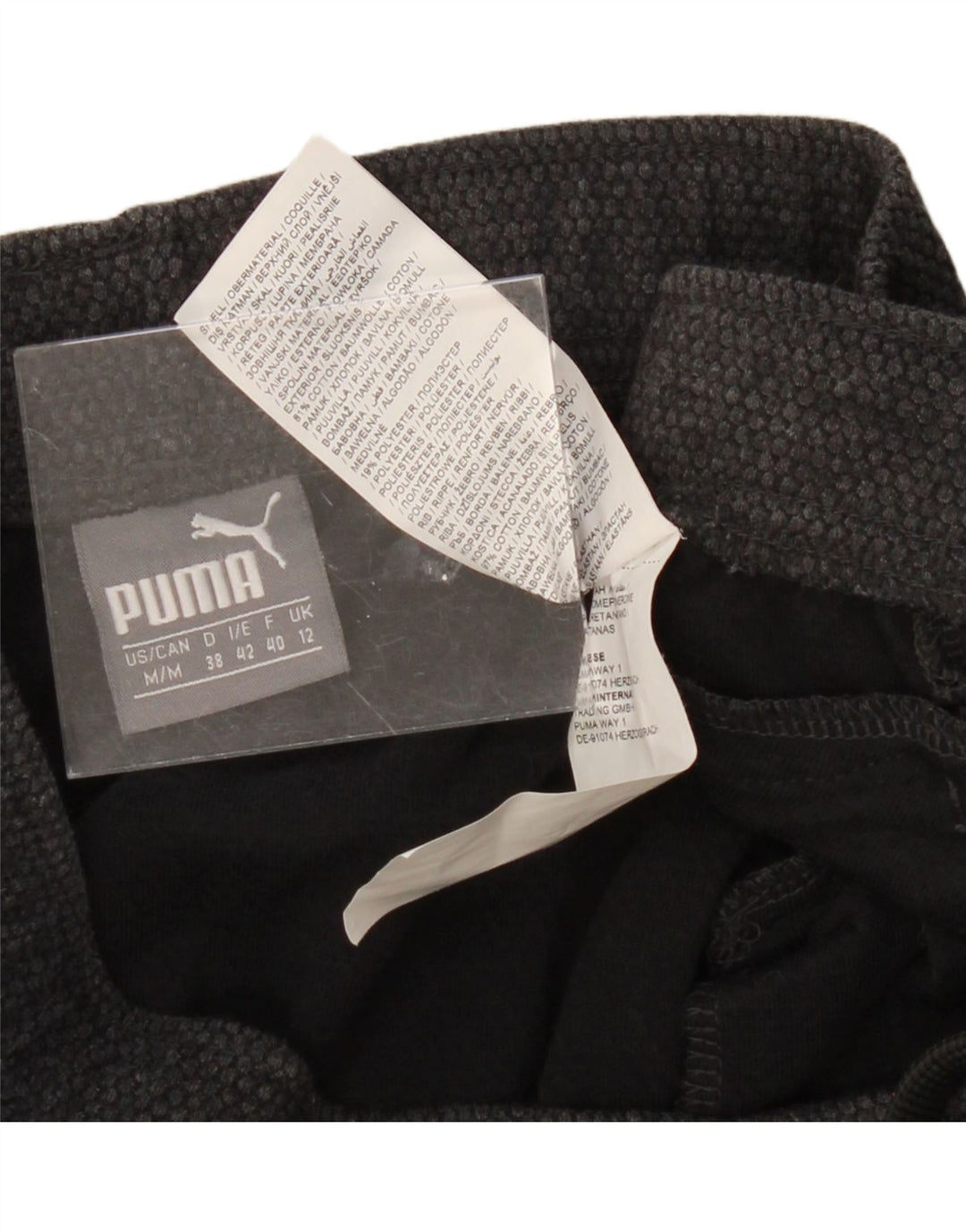 PUMA Womens Tracksuit Trousers UK 12 Medium Grey Cotton Vintage Puma and Second-Hand Puma from Messina Hembry 
