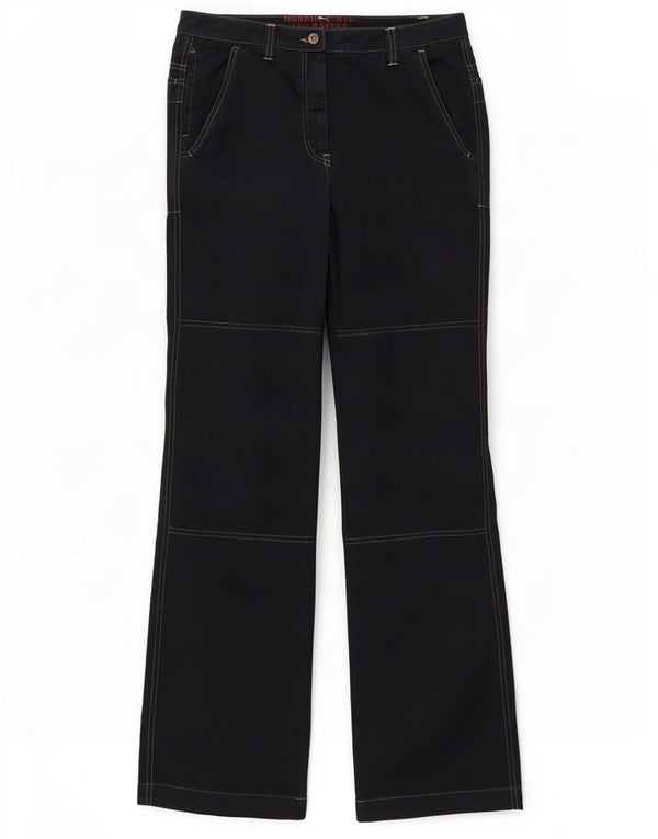 Murphy & Nye Womens Sailmakers Straight Trousers W31 L33 Navy Blue Cotton