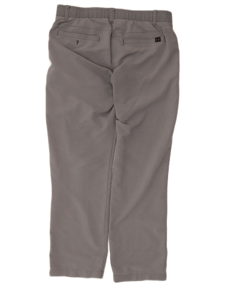Under Armour Mens Straight Chino Trousers W34 L30 Grey