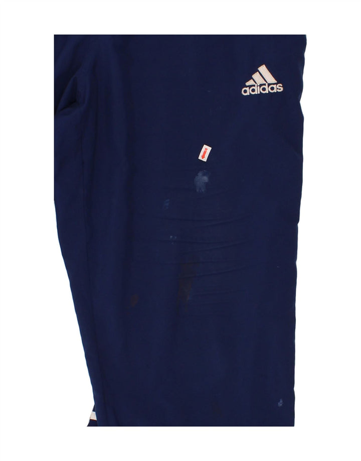 ADIDAS Mens Tracksuit Trousers UK 40/42 Medium  Navy Blue Polyester Vintage Adidas and Second-Hand Adidas from Messina Hembry 