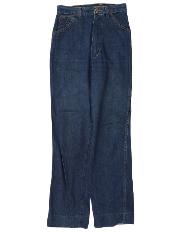 Rustler Boys High Waist Loose Jeans 8-9 Years W24 L30 Blue