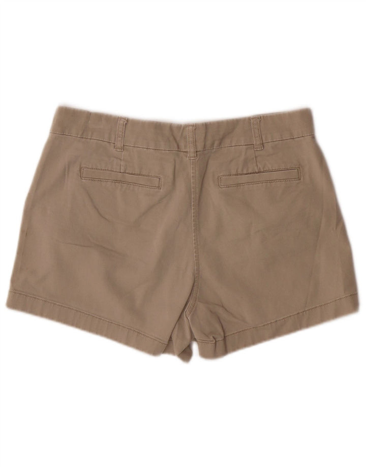 J. CREW Womens Chino Shorts US 8 Medium W30 Beige Cotton