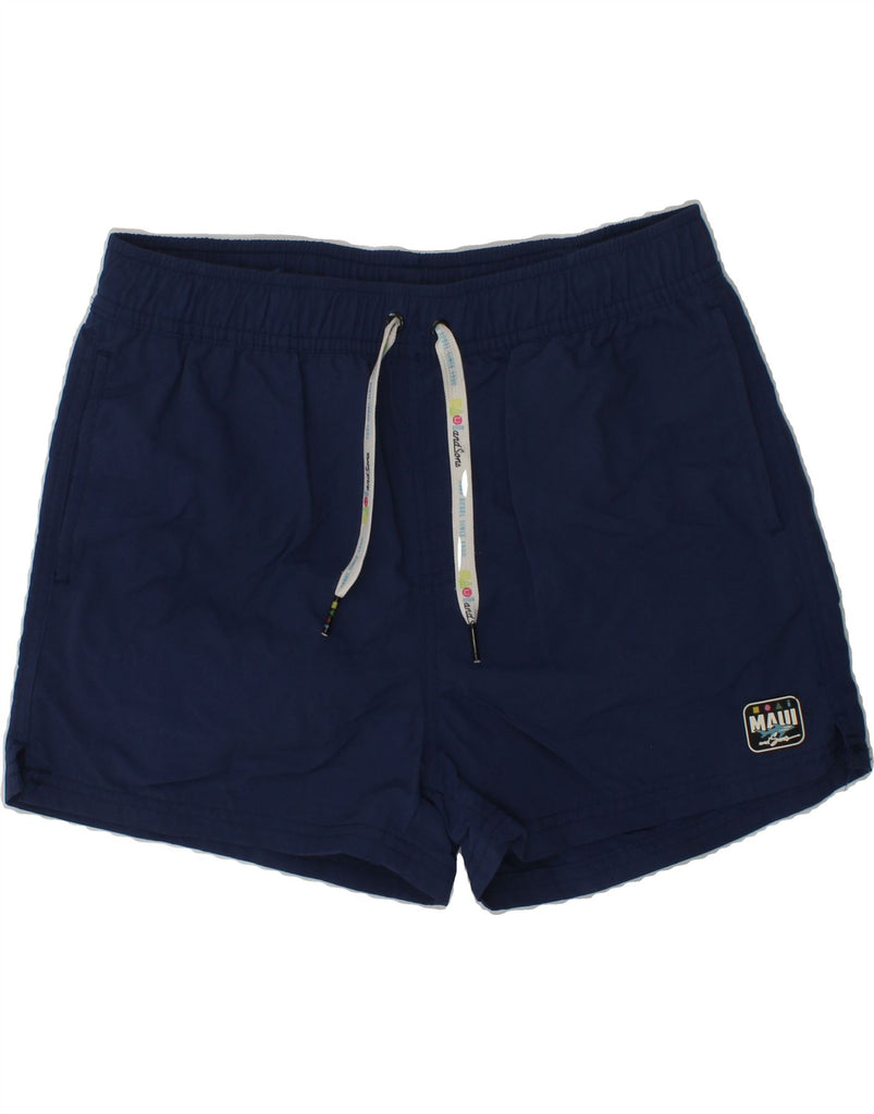 MAUI AND SONS Boys Sport Shorts 13-14 Years Navy Blue Polyamide | Vintage Maui and Sons | Thrift | Second-Hand Maui and Sons | Used Clothing | Messina Hembry 