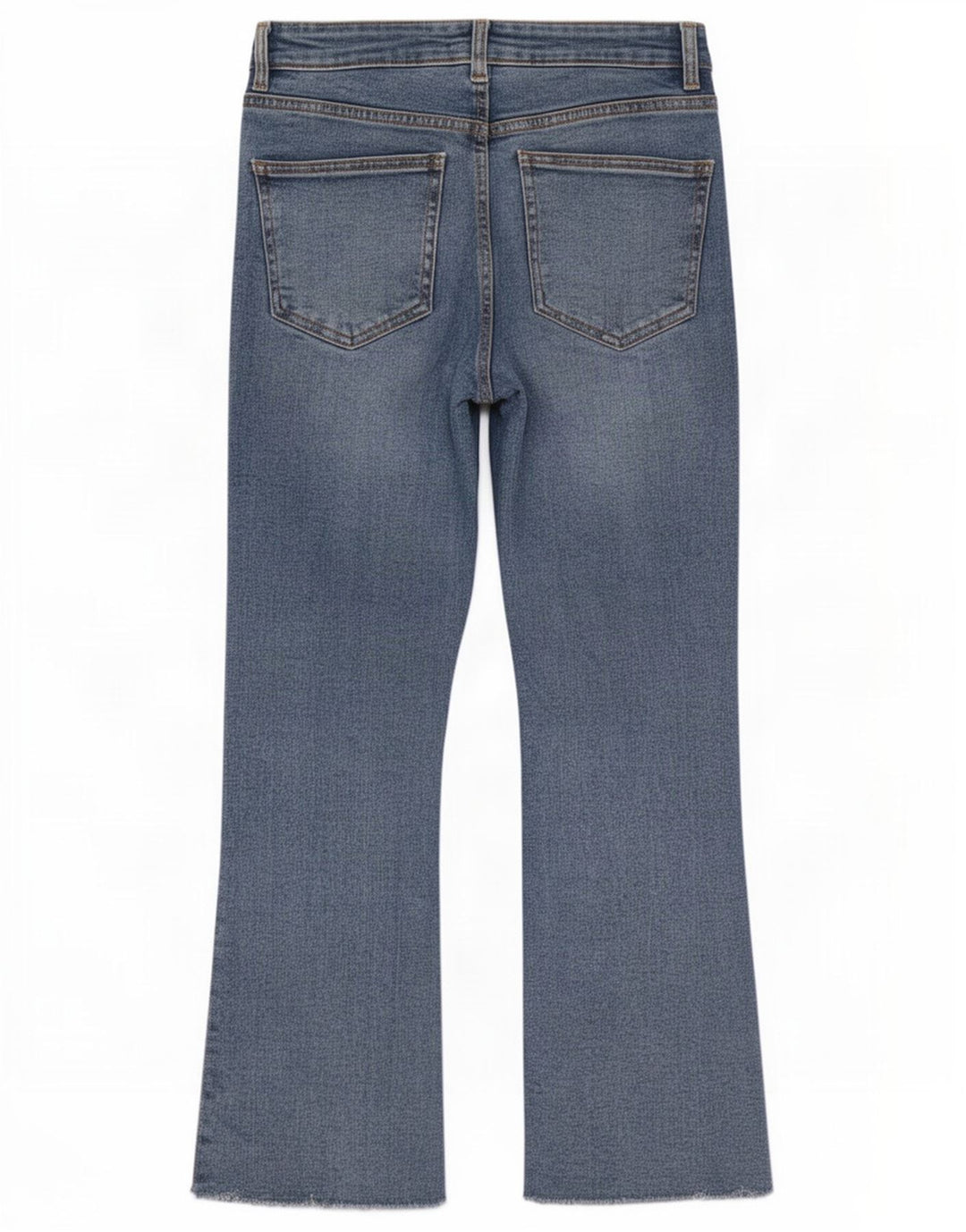 Zara Womens High Rise Flared Jeans EU 38 Small W28 L26 Blue
