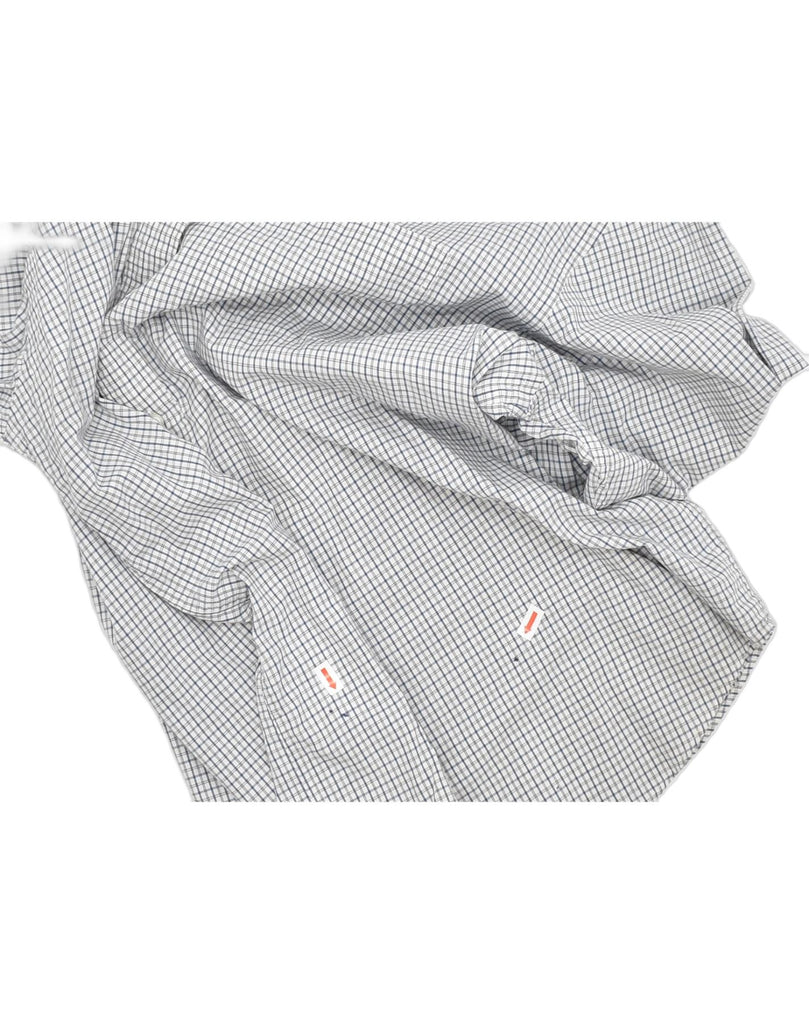 NAUTICA Mens Shirt XL Grey Check Cotton | Vintage | Thrift | Second-Hand | Used Clothing | Messina Hembry 