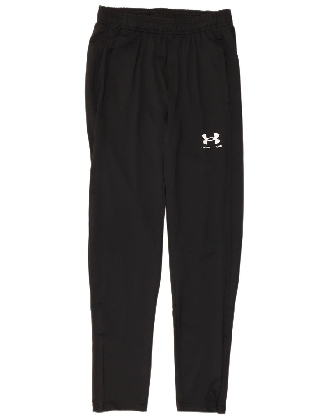 UNDER ARMOUR Mens Tracksuit Trousers Medium  Black Polyester