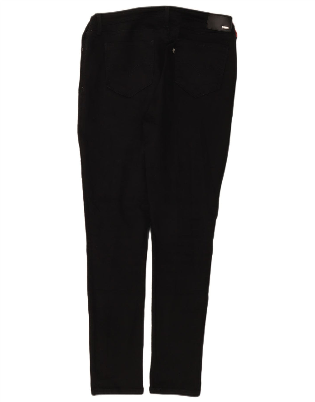 Levi's Womens 711 Skinny Jeans W32 L30 Black Cotton