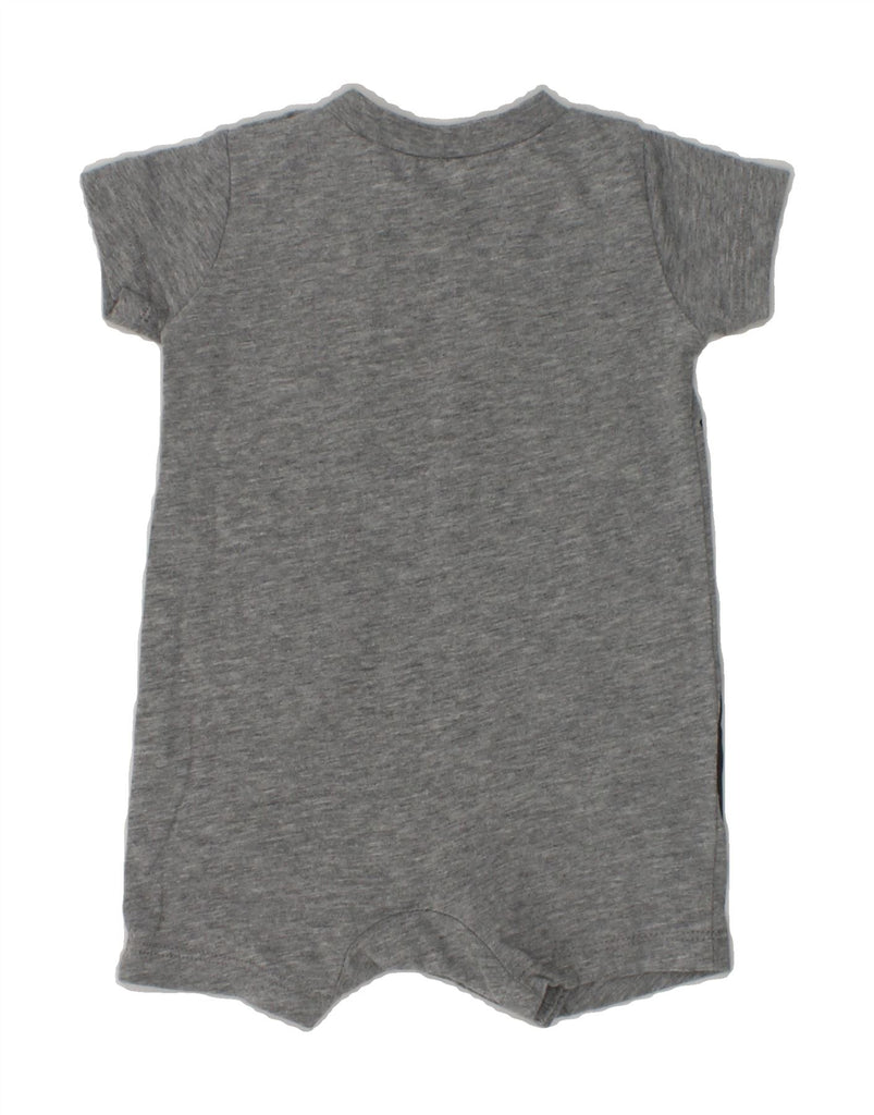 NIKE Baby Boys Graphic Bodysuit 0-3 Months Grey Flecked | Vintage Nike | Thrift | Second-Hand Nike | Used Clothing | Messina Hembry 