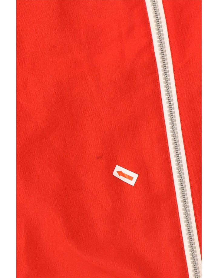 CHAMPION Mens Tracksuit Top Jacket Small Red Colourblock Polyester