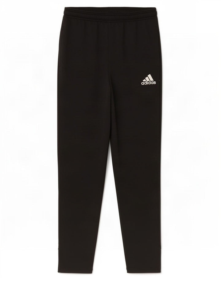 Adidas Boys Tracksuit Trousers 13-14 Years Black Polyester