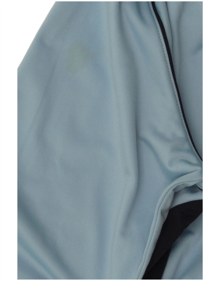 PUMA Boys Tracksuit Top Jacket 13-14 Years Blue Colourblock Polyester