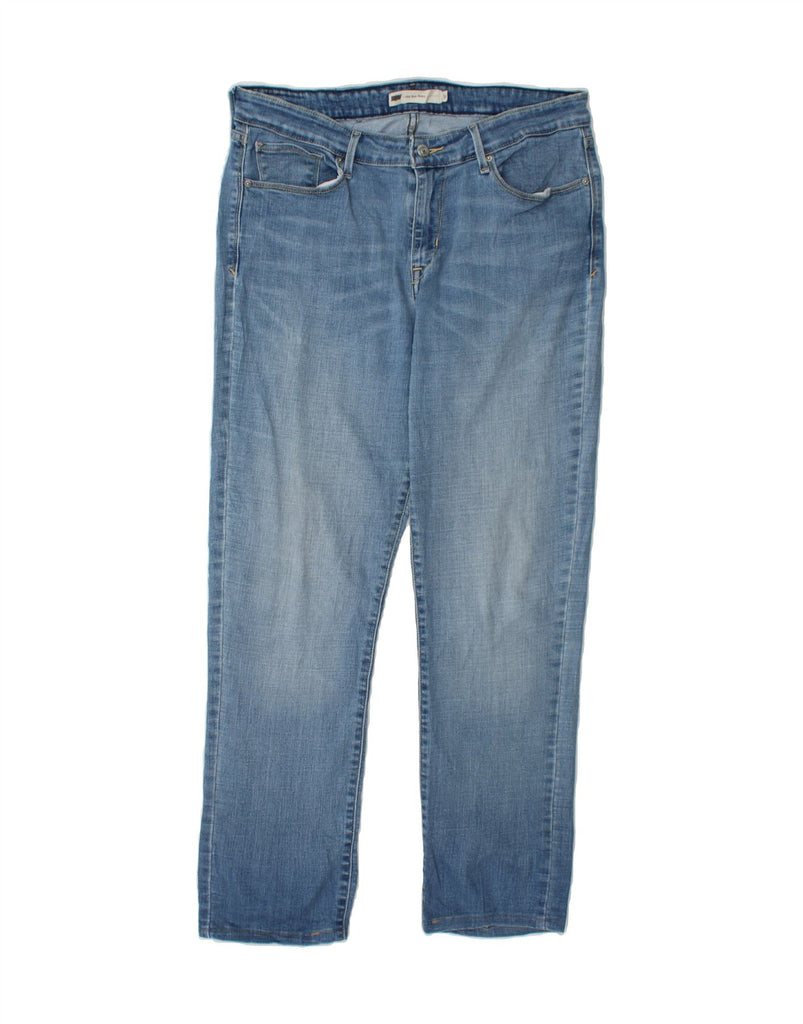 LEVI'S Womens Mid Rise Skinny Jeans US 14 XL W34 L29 Blue Cotton Vintage Levi's and Second-Hand Levi's from Messina Hembry 