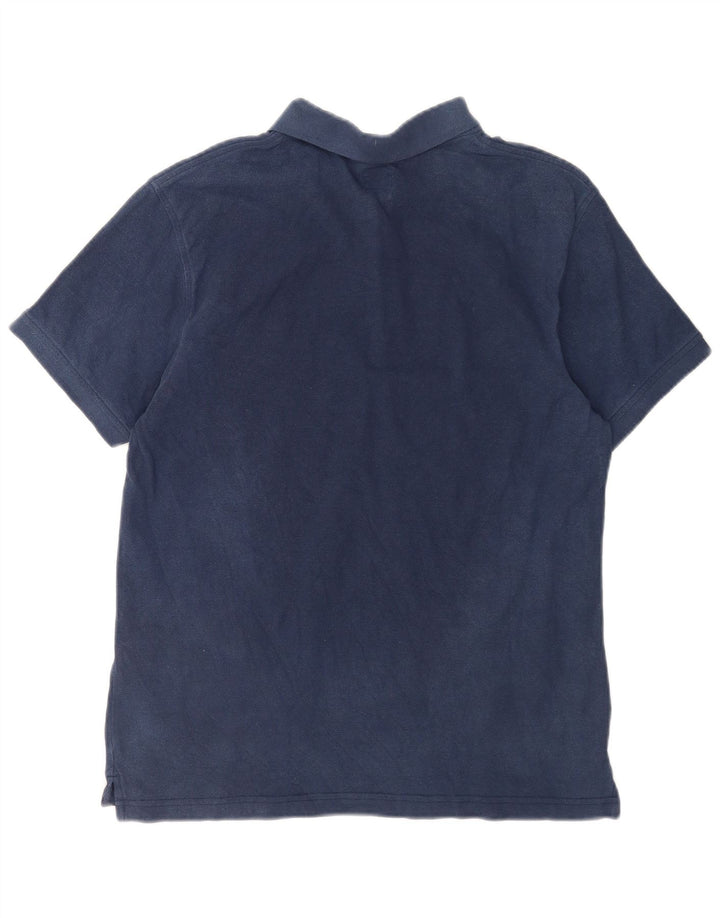 Levi's Mens Standard Polo Shirt Large Navy Blue Cotton