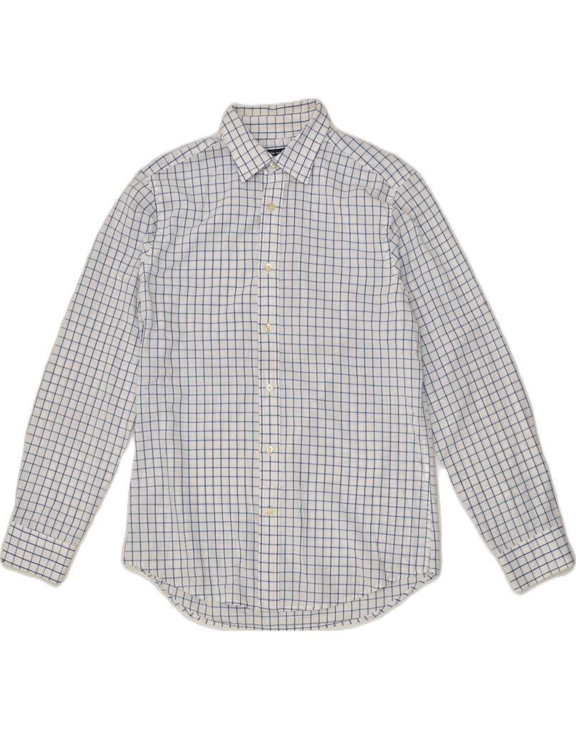 GAP Mens Premium Shirt Medium White Check | Vintage Gap | Thrift | Second-Hand Gap | Used Clothing | Messina Hembry 