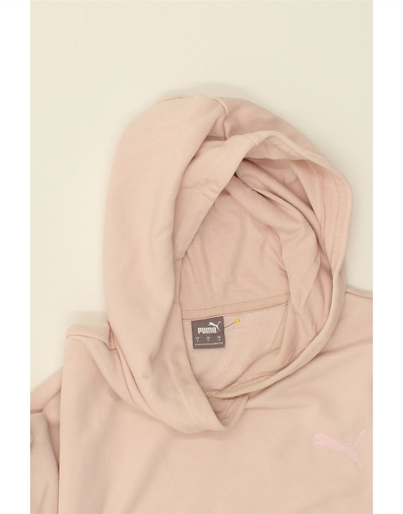 PUMA Womens Hoodie Jumper UK 10 Small Pink | Vintage Puma | Thrift | Second-Hand Puma | Used Clothing | Messina Hembry 