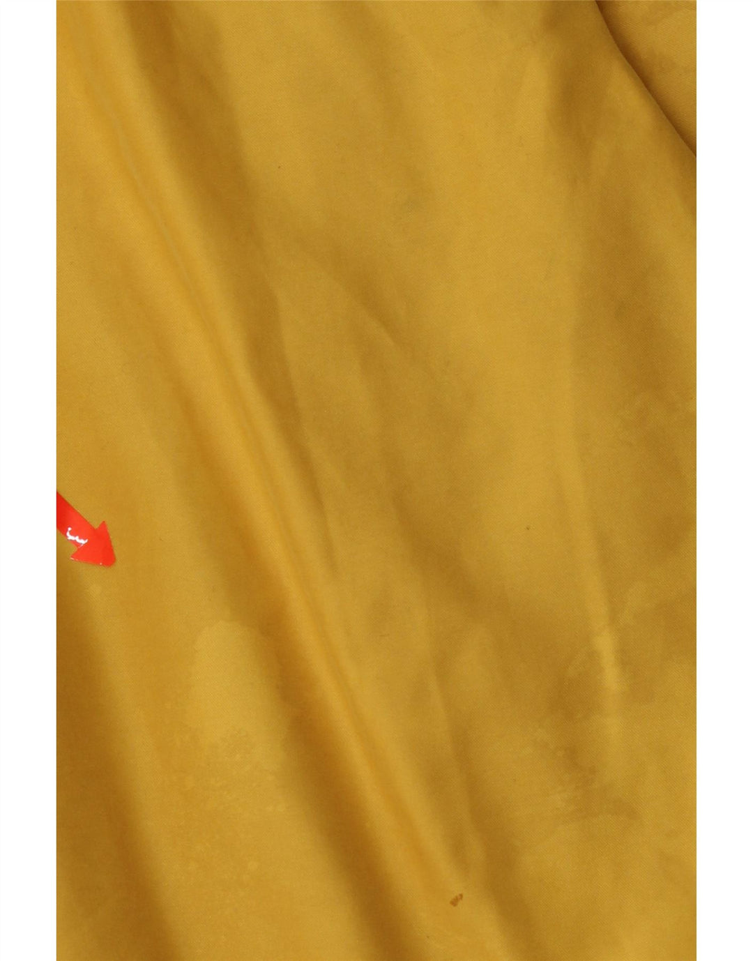 Slam Mens Hooded Bomber Jacket UK 44 2XL Yellow Colourblock Polyester