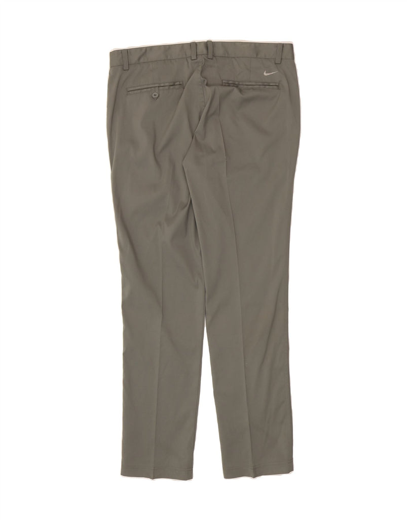 NIKE Mens Dri Fit Slim Chino Trousers W36 L34 Grey Polyester Vintage Nike and Second-Hand Nike from Messina Hembry 