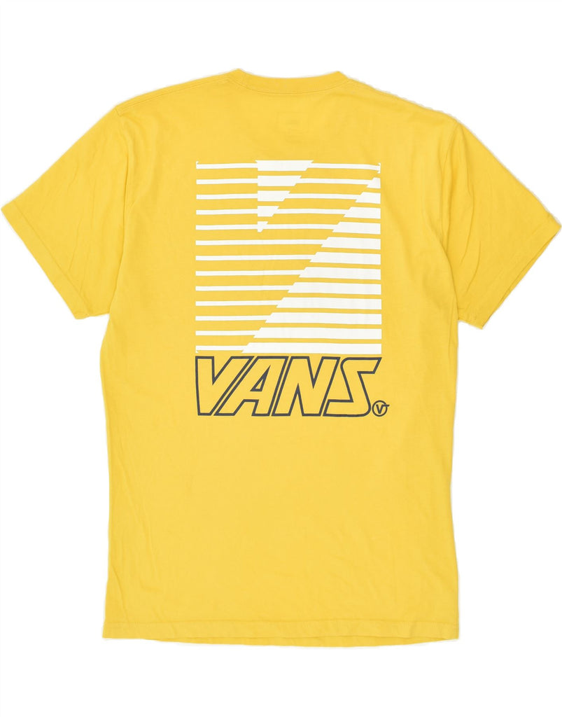 VANS Mens Classic Fit Graphic T-Shirt Top Medium Yellow Cotton | Vintage Vans | Thrift | Second-Hand Vans | Used Clothing | Messina Hembry 