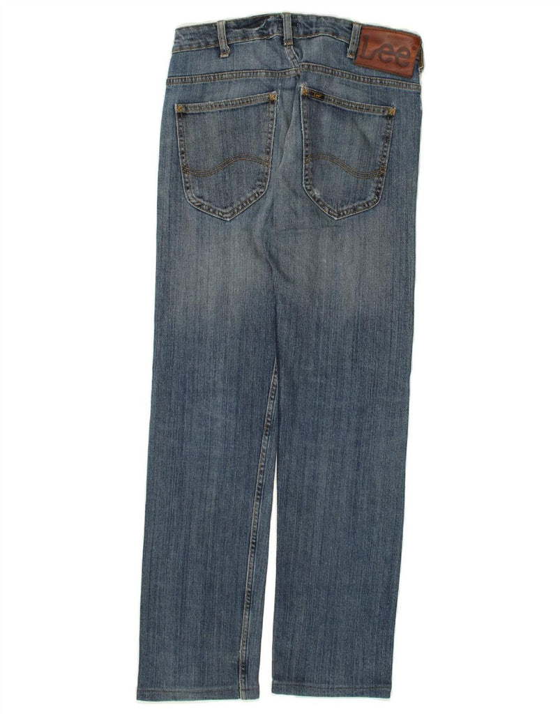 LEE Womens Straight Jeans W24 L31 Blue Cotton | Vintage Lee | Thrift | Second-Hand Lee | Used Clothing | Messina Hembry 