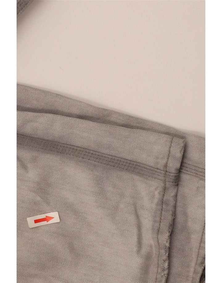 Diesel Mens Straight Jeans W32 L34 Grey Cotton