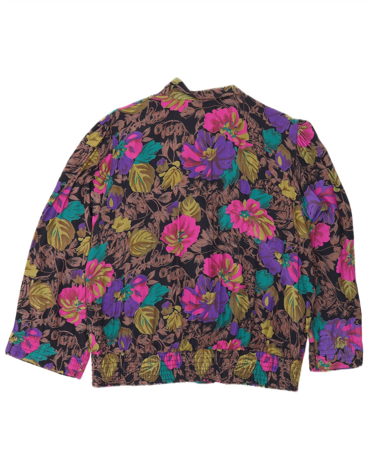 Felicia Womens 3/4 Sleeve Shirt Blouse IT 44 Medium Multicoloured Floral