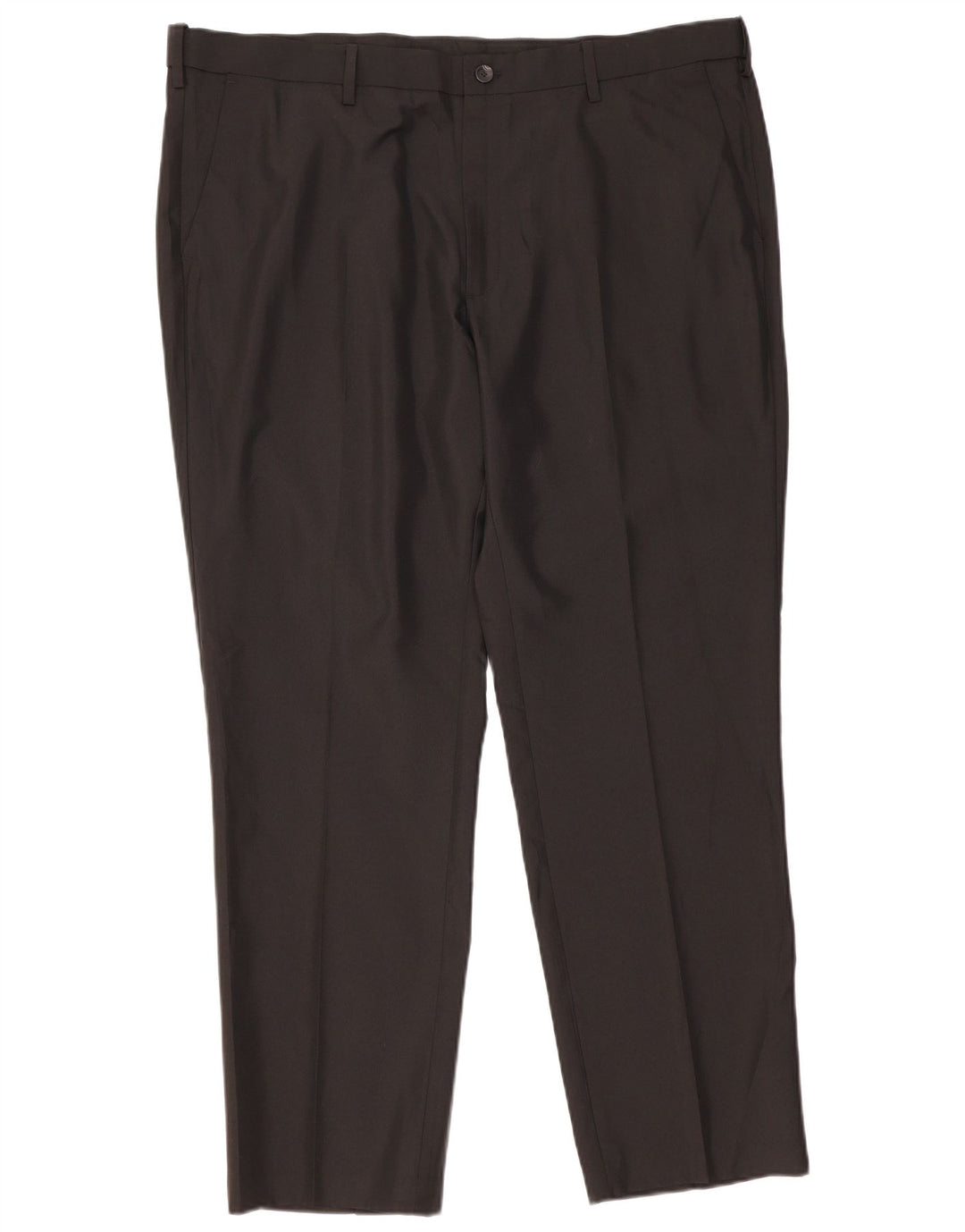 Marks & Spencer Mens Straight Regular Fit Suit Trousers W42 L31 Black