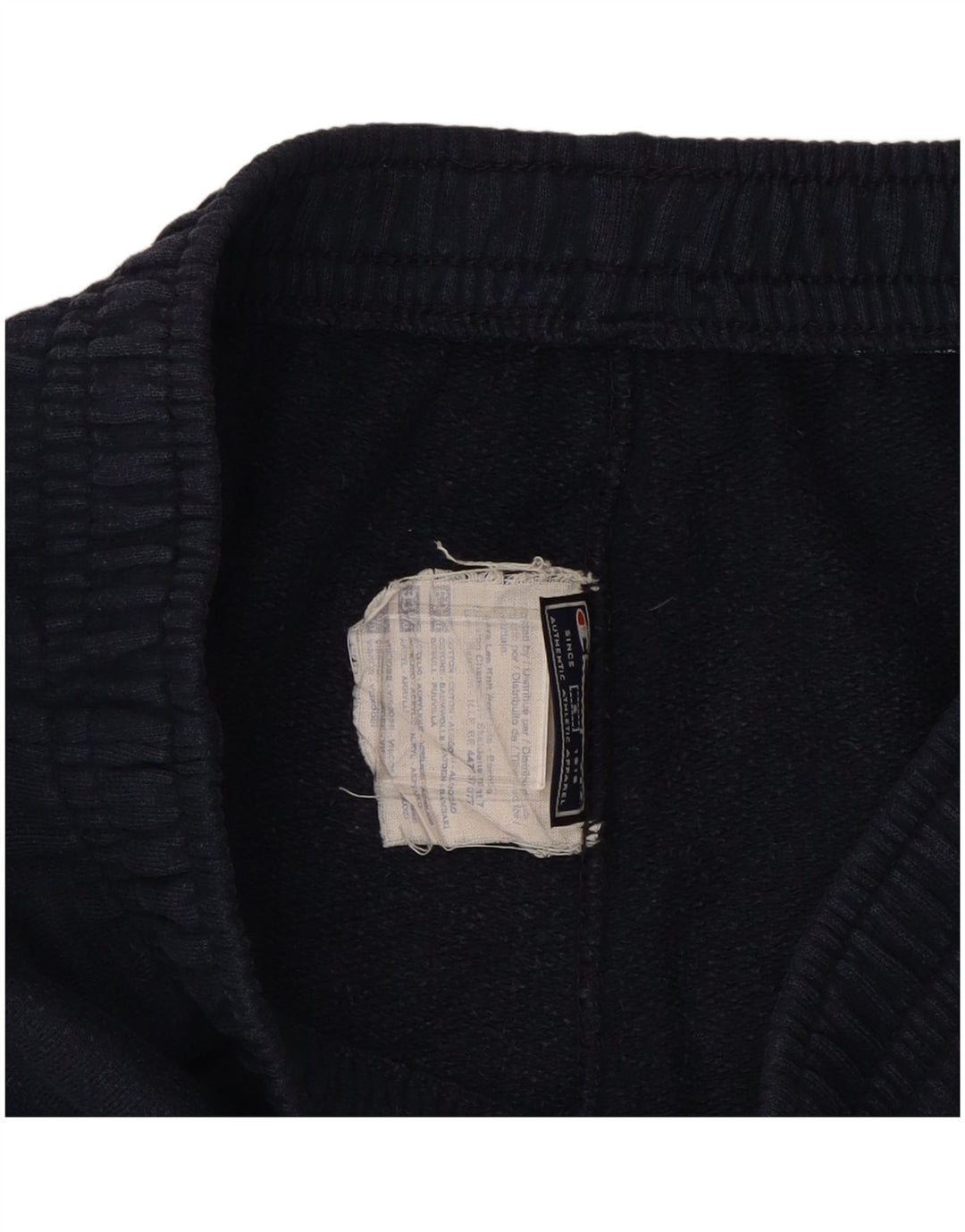 Champion Mens Tracksuit Trousers Small  Navy Blue Cotton