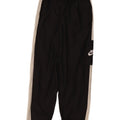 NIKE Mens Tracksuit Trousers Joggers Small  Black Colourblock Polyester