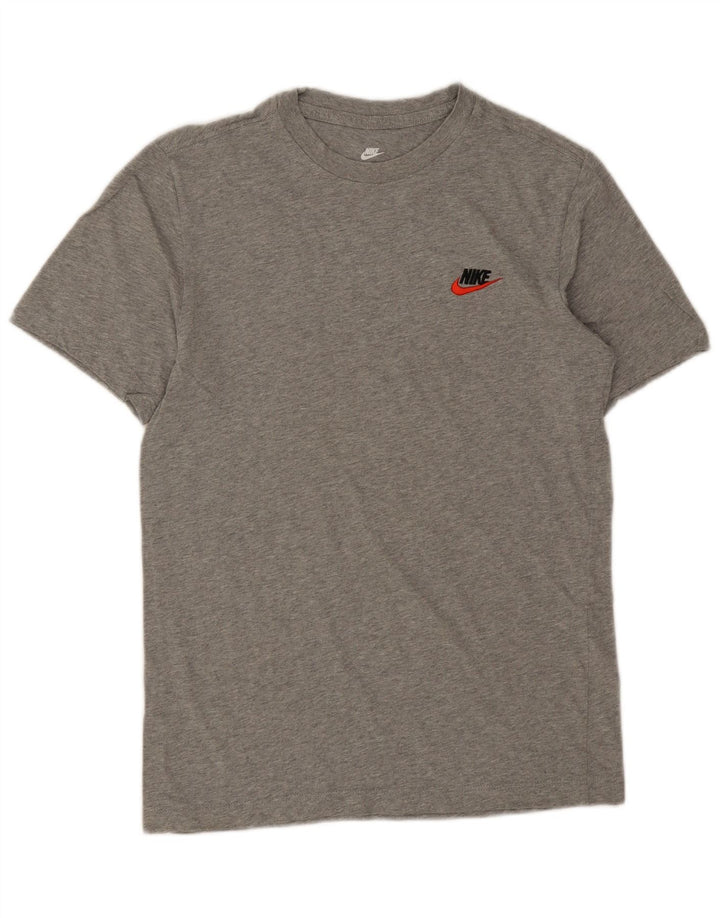 Nike Mens T-Shirt Top Small Grey Flecked Cotton