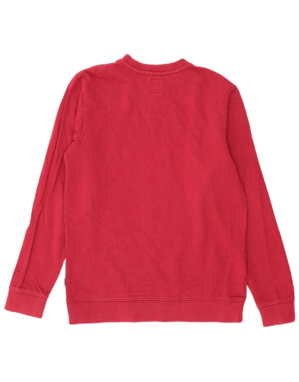 Vans Mens Graphic Sweatshirt Jumper Small Burgundy