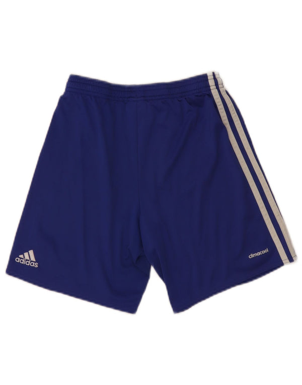 Adidas Boys Chelsea FC Graphic Sport Shorts 11-12 Years  Blue Polyester