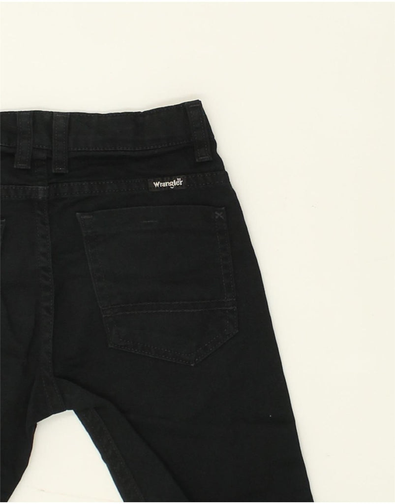 WRANGLER Boys Straight Jeans 7-8 Years W24 L23 Black Cotton | Vintage Wrangler | Thrift | Second-Hand Wrangler | Used Clothing | Messina Hembry 