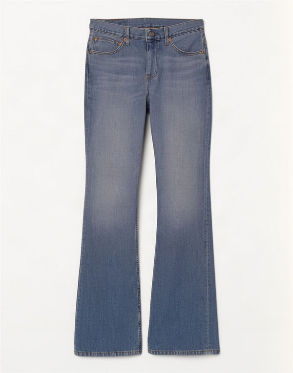 Levi's Mens 507 Slim Bootcut Jeans W31 L34 Blue Cotton