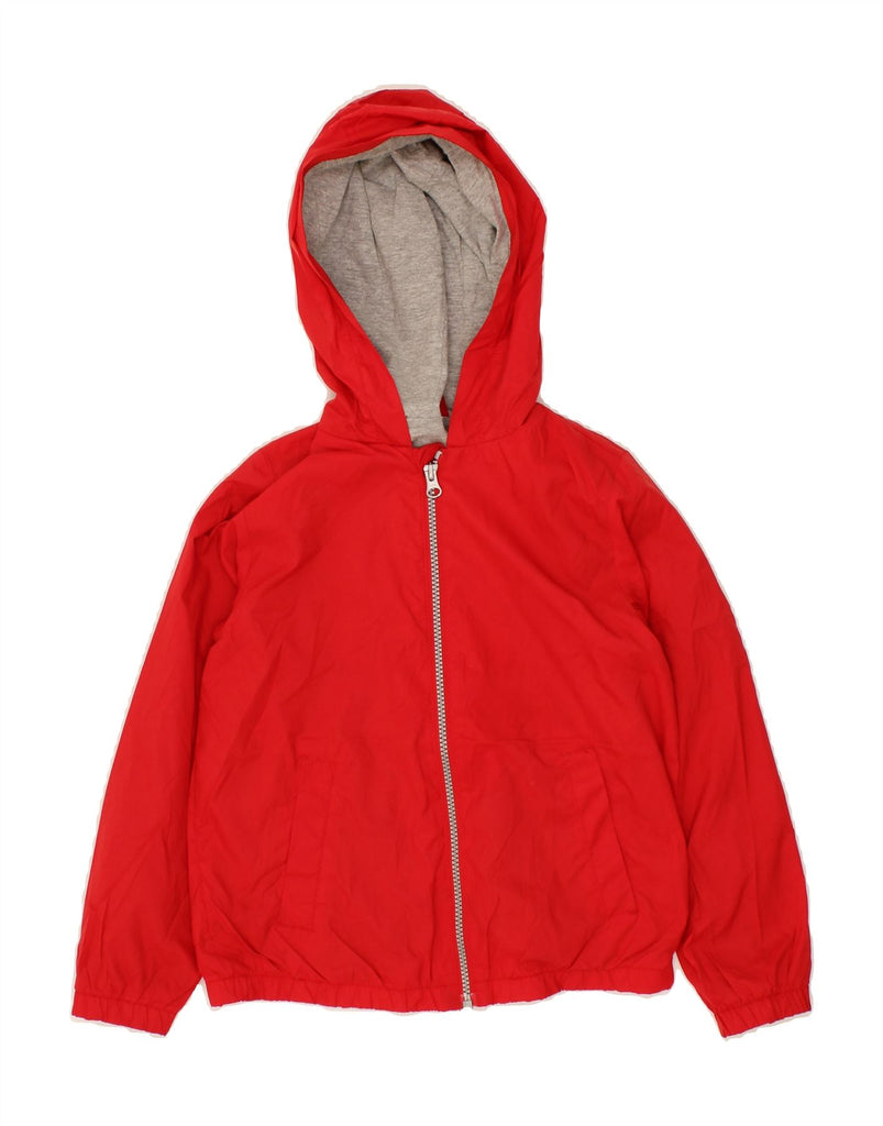BENETTON Boys Hooded Bomber Jacket 9-10 Years Red Vintage Benetton and Second-Hand Benetton from Messina Hembry 