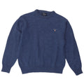 GANT Boys Crew Neck Jumper Sweater 12-13 Years Large Blue Lambswool