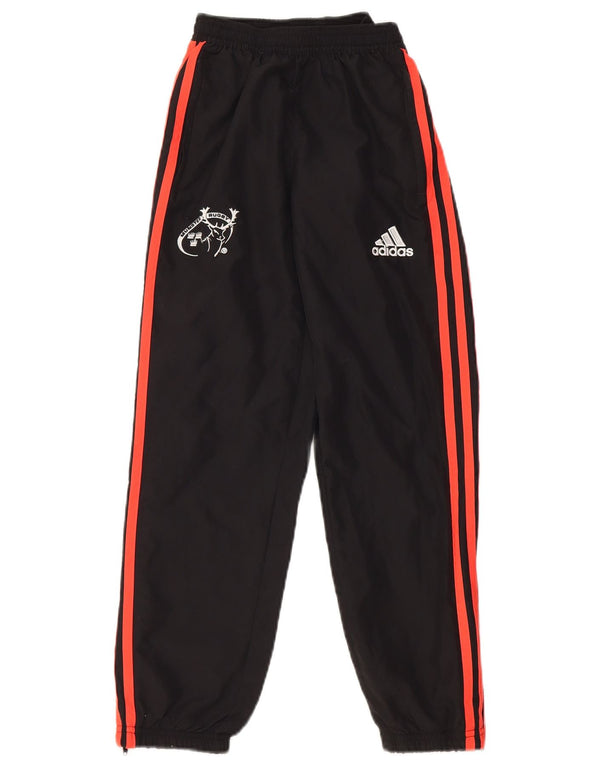 ADIDAS Boys Munster Rugby Tracksuit Trousers Joggers 9-10 Years  Black