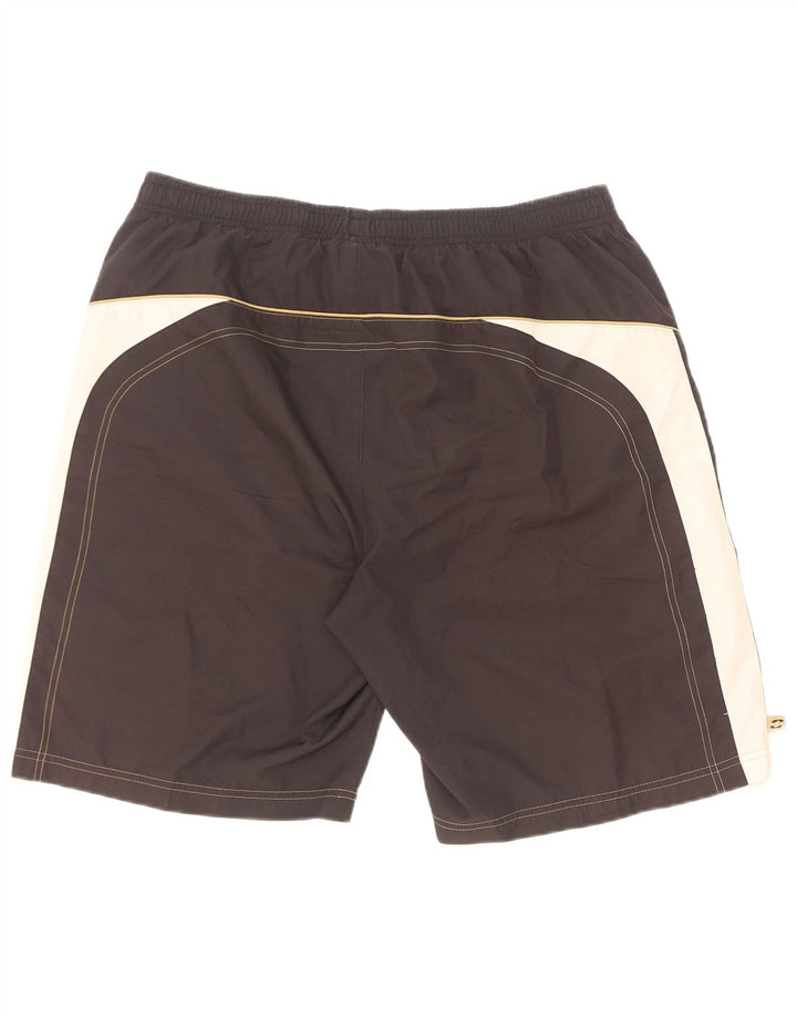 Lotto Mens Graphic Sport Shorts Medium  Black Colourblock