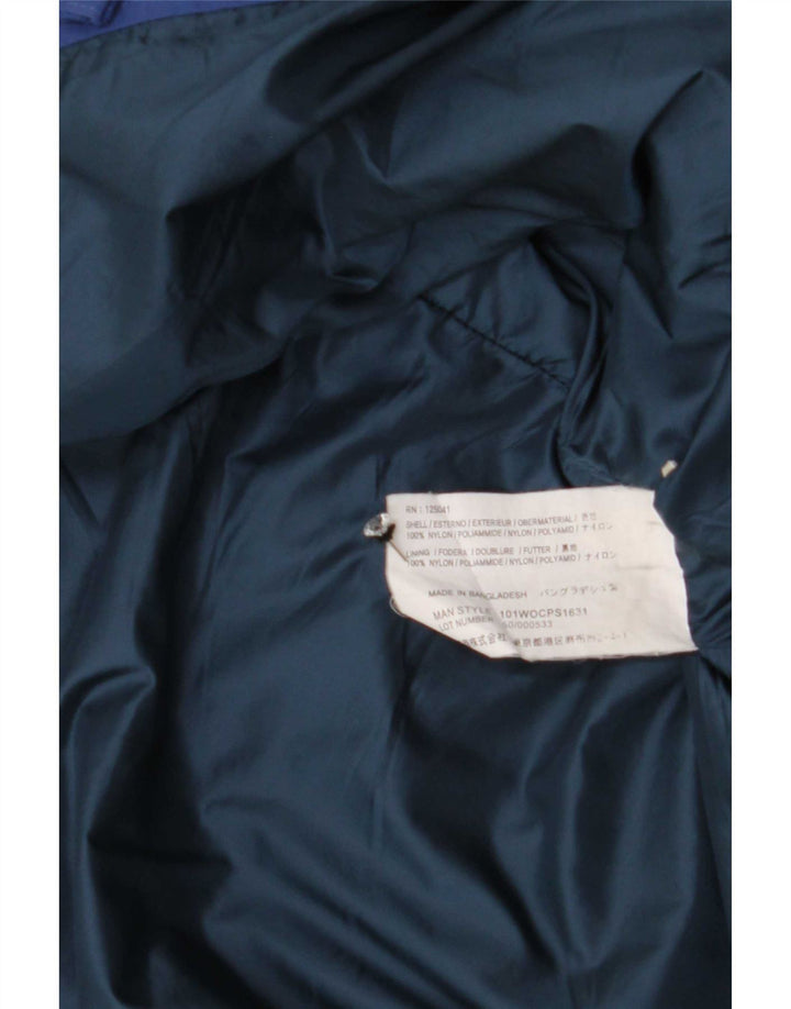 Woolrich Mens Windbreaker Jacket UK 42 XL Blue Colourblock Polyamide