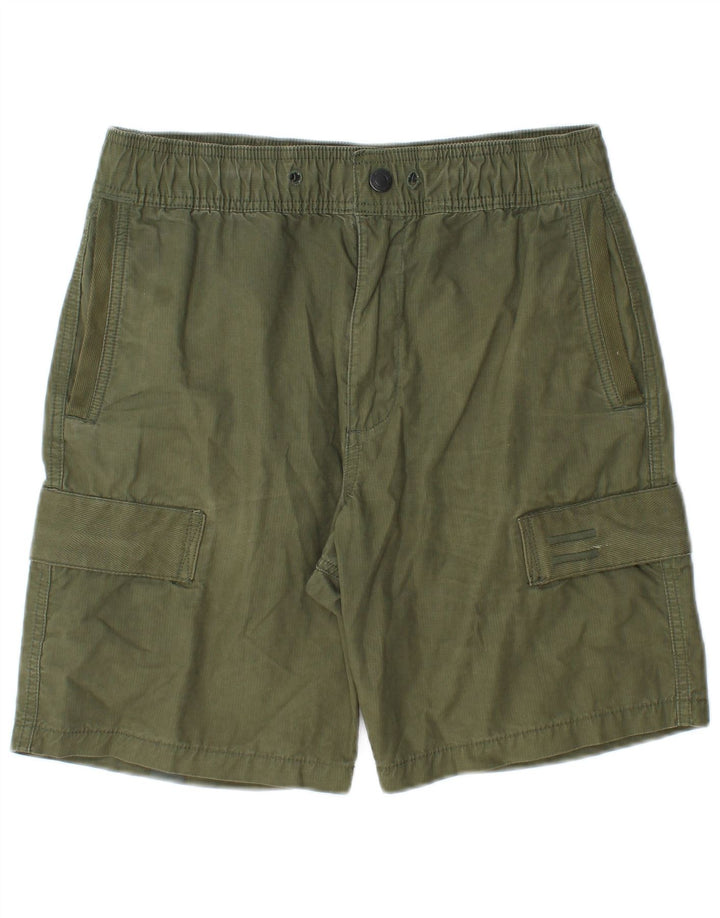 Superdry Mens Cargo Shorts Small W30  Green Cotton