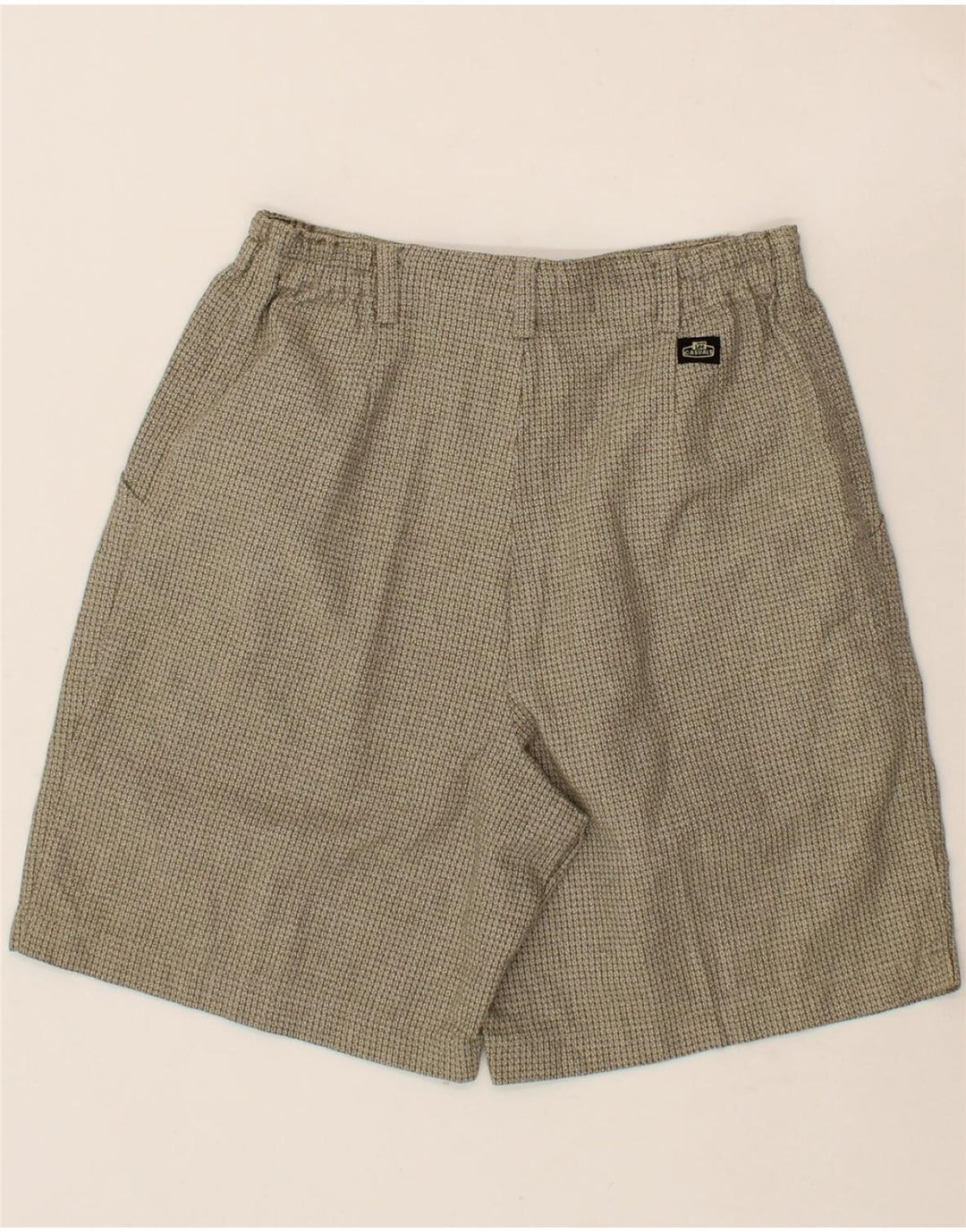 LEE Womens Pegged Casual Shorts W26 Small Khaki Check Vintage Lee and Second-Hand Lee from Messina Hembry 