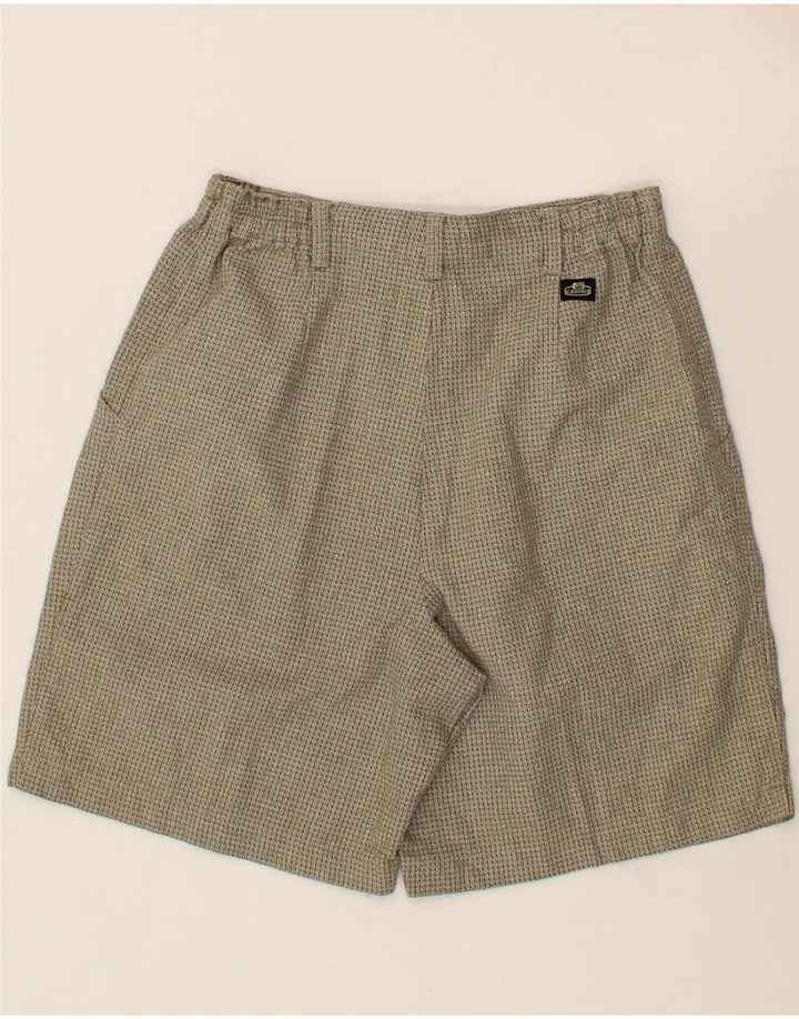 LEE Womens Pegged Casual Shorts W26 Small Khaki Check Vintage Lee and Second-Hand Lee from Messina Hembry 