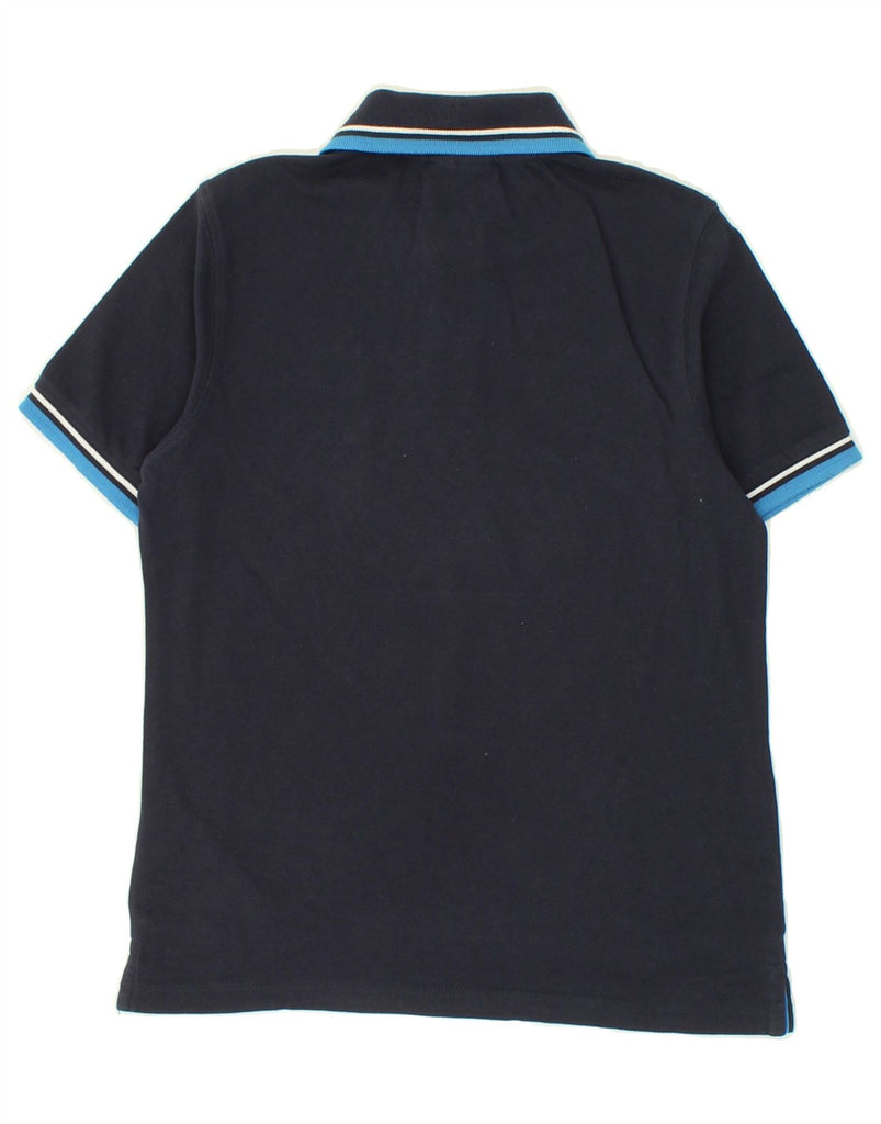 DIADORA Boys Polo Shirt 9-10 Years Large Navy Blue Cotton | Vintage Diadora | Thrift | Second-Hand Diadora | Used Clothing | Messina Hembry 