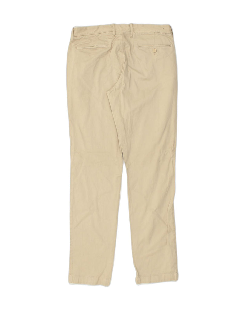 J. CREW Womens Slim Chino Trousers W33 L34  Beige Cotton | Vintage J. Crew | Thrift | Second-Hand J. Crew | Used Clothing | Messina Hembry 