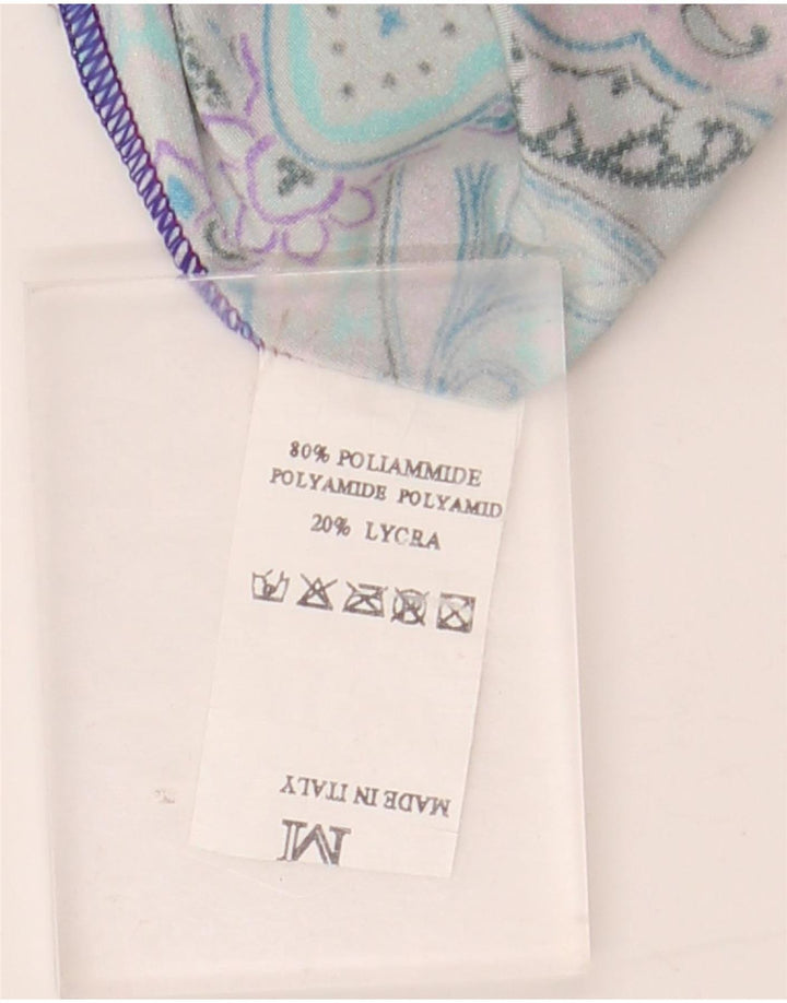 VINTAGE Womens High Waist Casual Trousers Medium W24 L32 Multicoloured