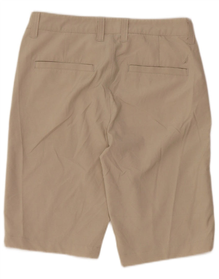 Nautica Boys Chino Shorts 13-14 Years W26  Beige Polyester
