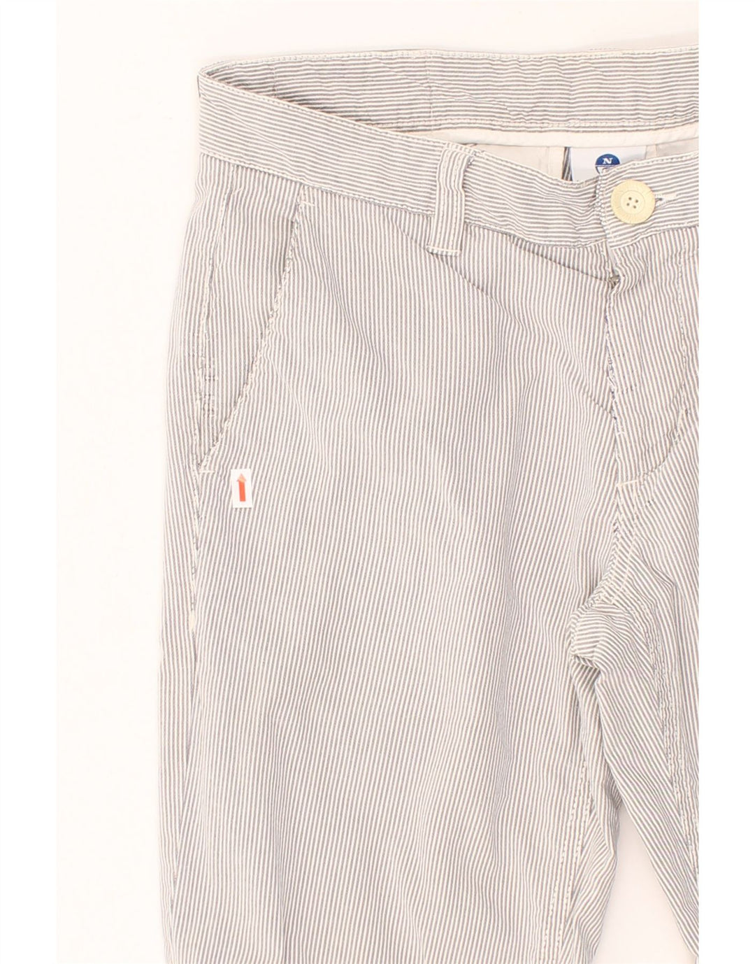 NORTH SAILS Womens Straight Chino Trousers IT 46 Large W34 L32 Grey Vintage North Sails and Second-Hand North Sails from Messina Hembry 